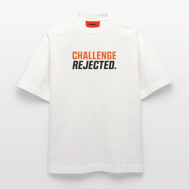 CHALLENGE REFUSEE / REJETÉE T-shirt bio épais oversize fabriqué en UE