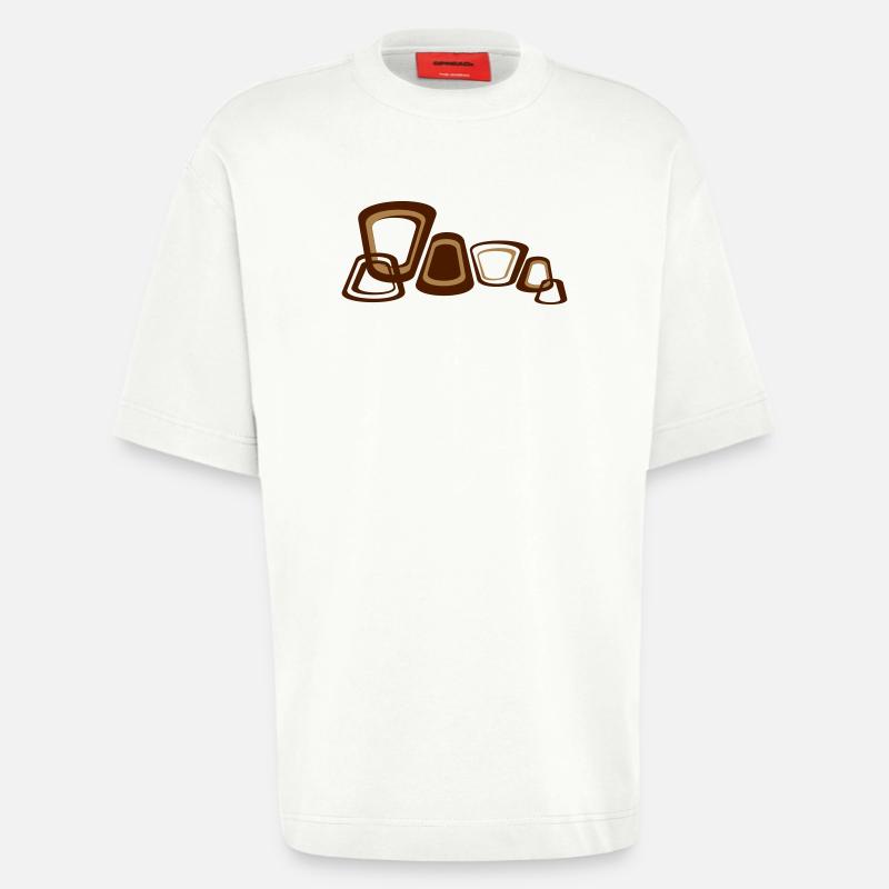 retromuster3 - Heavyweight T-Shirt - made by SPREAD  - OFF WHITE