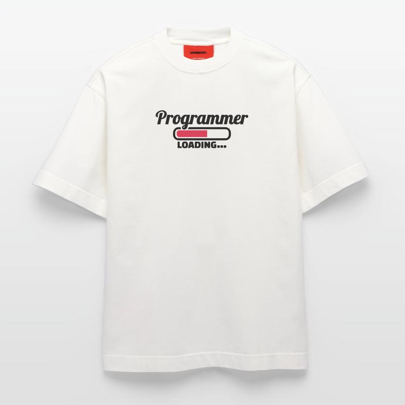 Programmeur T-shirt bio épais oversize fabriqué en UE