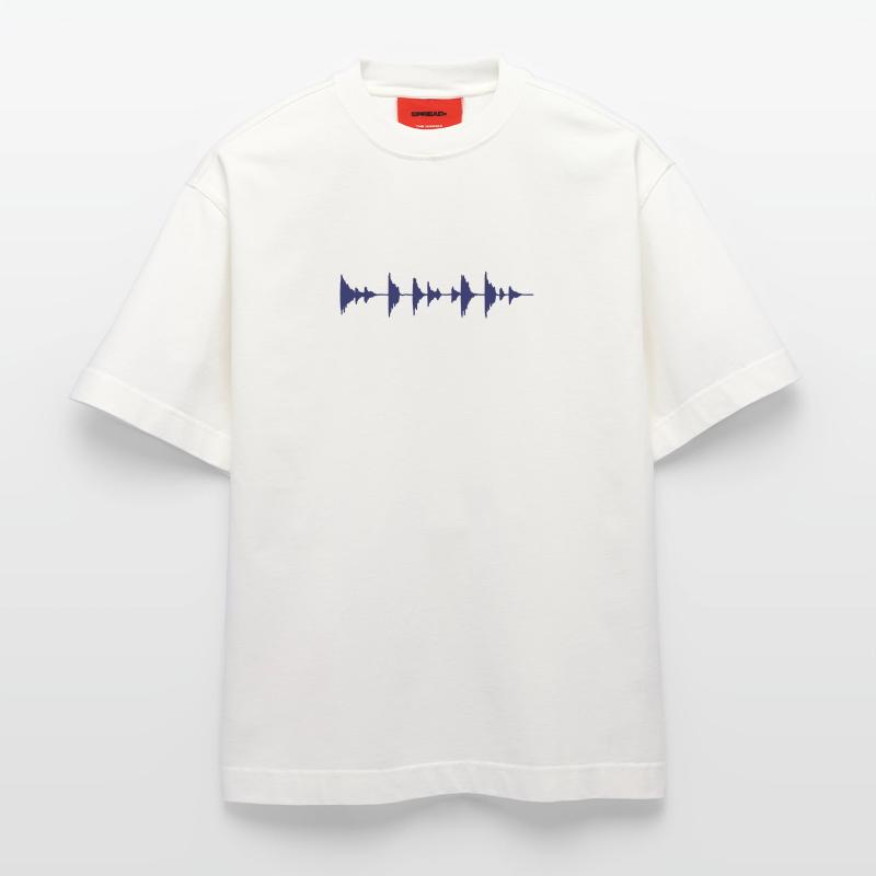 Wellenform - Drumloop - Sample - Beat Heavyweight T-Shirt - made by SPREAD 