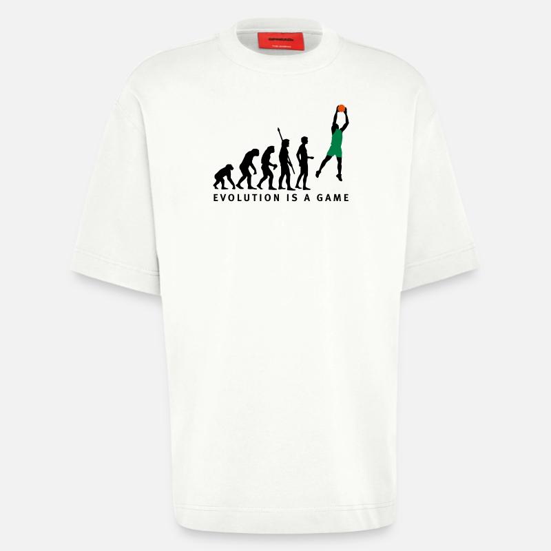 evolution_basketball_072011_b_3c - Heavyweight T-Shirt - made by SPREAD  - OFF WHITE