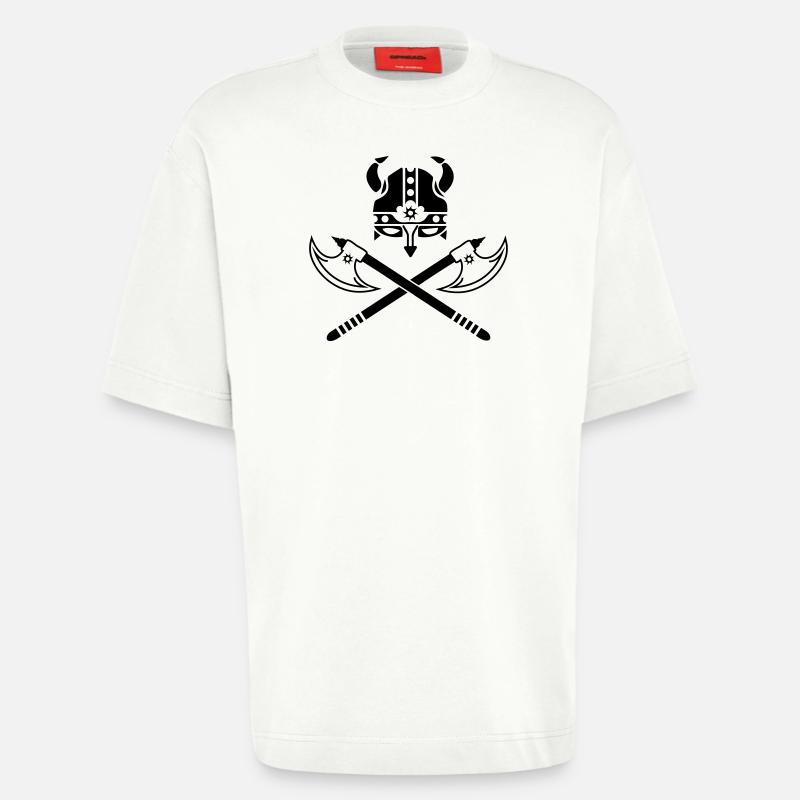 Wikinger Viking - Heavyweight T-Shirt - made by SPREAD - OFF WHITE