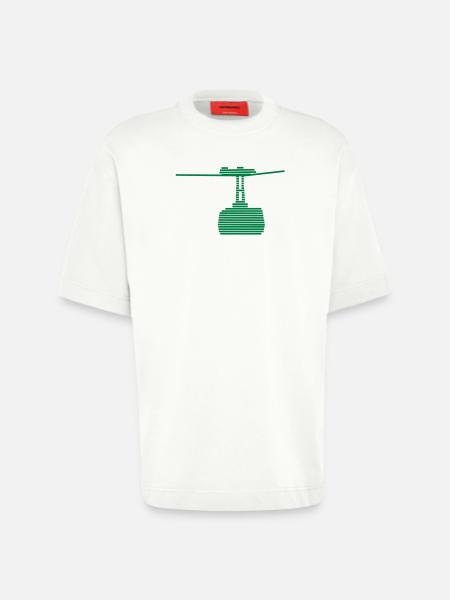 Seilbahn - Heavyweight T-Shirt - made by SPREAD - OFF WHITE