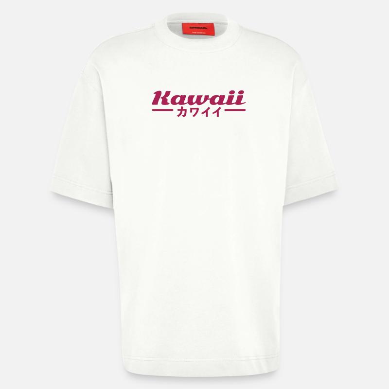 kawaii - Heavyweight T-Shirt - made by SPREAD  - OFF WHITE