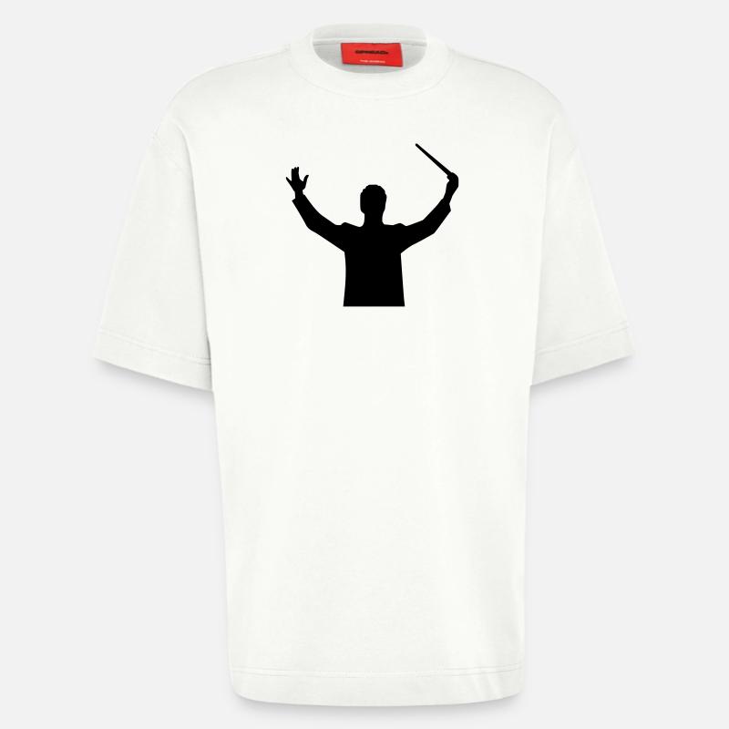 Dirigent - Heavyweight T-Shirt - made by SPREAD  - OFF WHITE