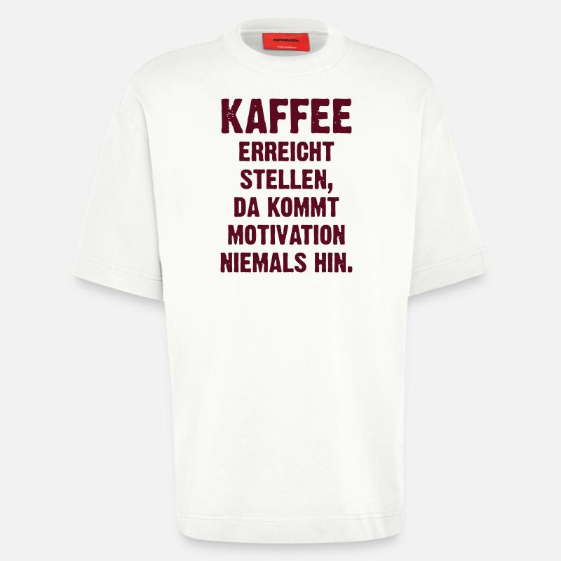 Kaffee - Heavyweight T-Shirt - made by SPREAD  - OFF WHITE