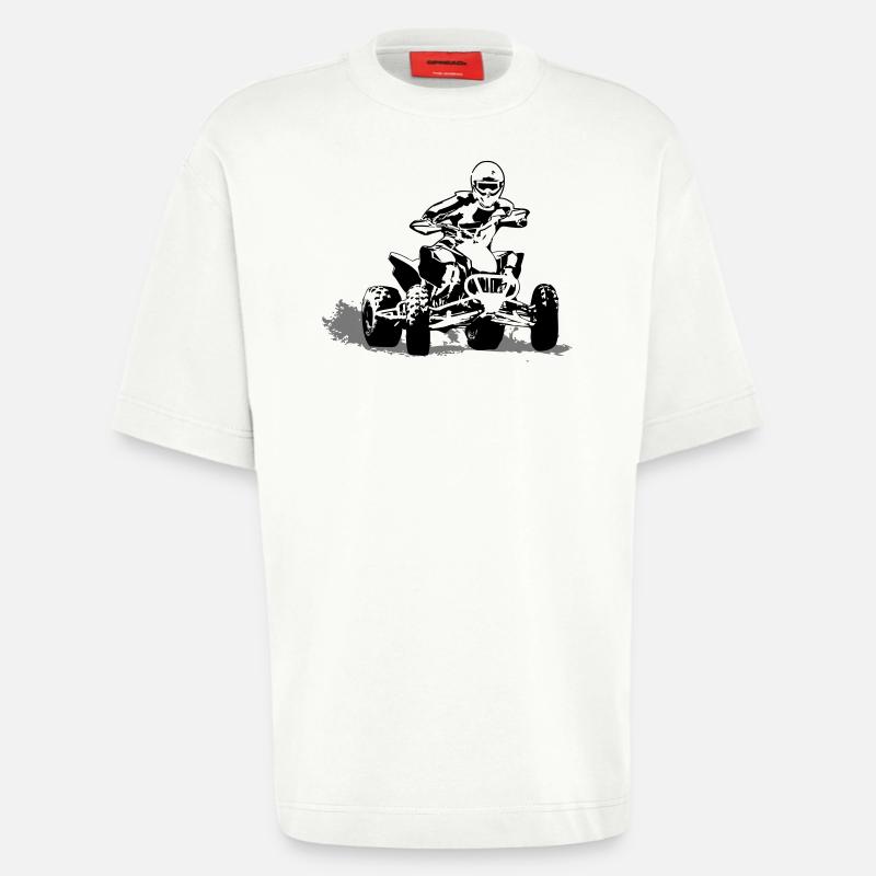 Quad - Heavyweight T-Shirt - made by SPREAD  - OFF WHITE
