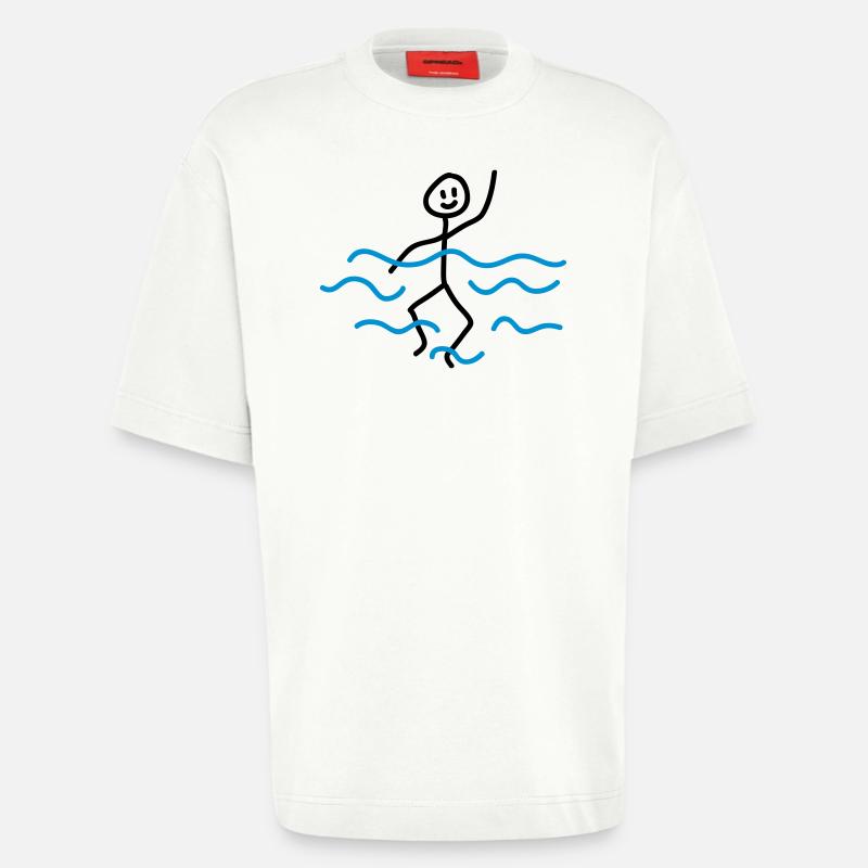 Float - T-shirt bio épais oversize fabriqué en UE - OFF WHITE