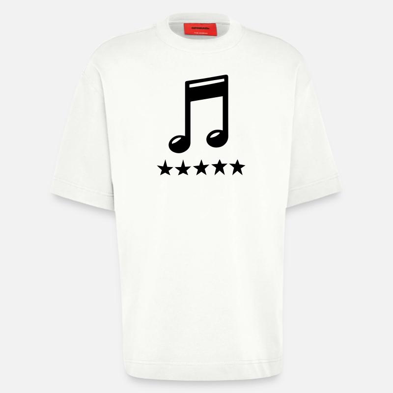 note - Heavyweight T-Shirt - made by SPREAD  - OFF WHITE