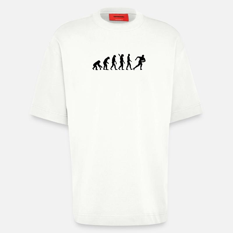 Rugby - Heavyweight T-Shirt - made by SPREAD  - OFF WHITE