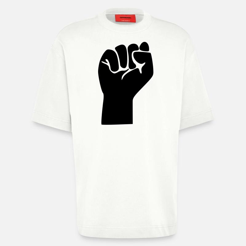 Faust / Revolution - Heavyweight T-Shirt - made by SPREAD  - OFF WHITE