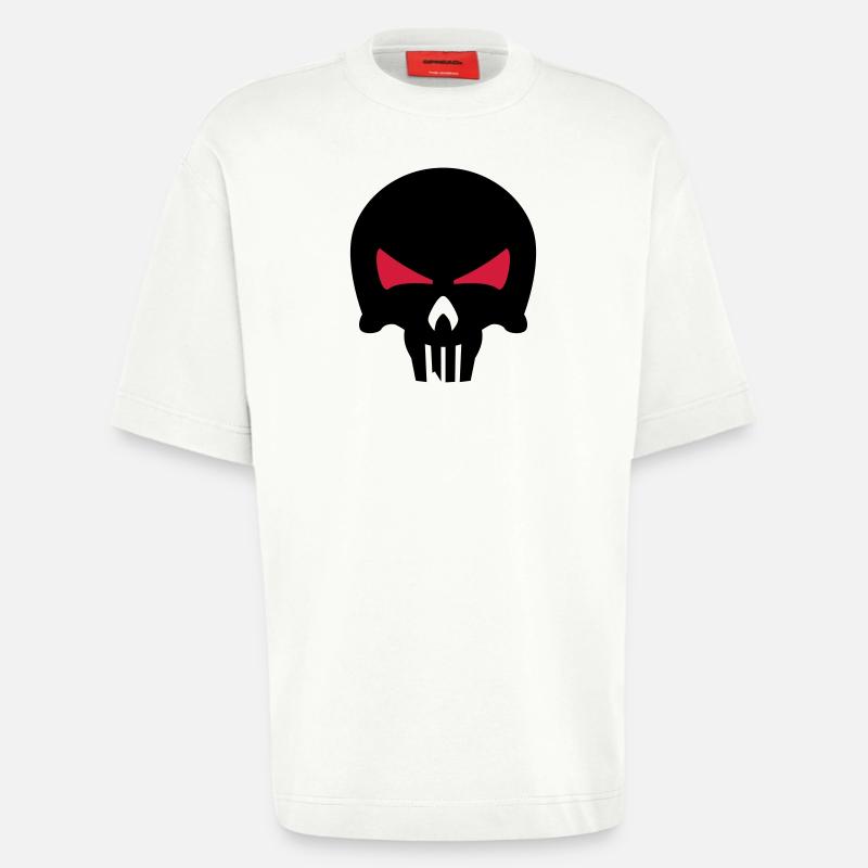 bone head - Heavyweight T-Shirt - made by SPREAD  - OFF WHITE