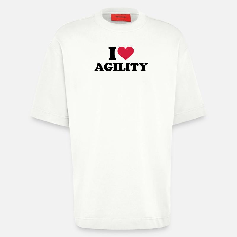 Agility - Heavyweight T-Shirt - made by SPREAD  - OFF WHITE