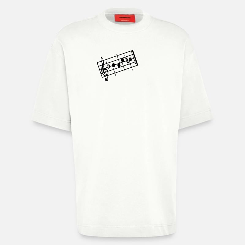 bach - Heavyweight T-Shirt - made by SPREAD - OFF WHITE