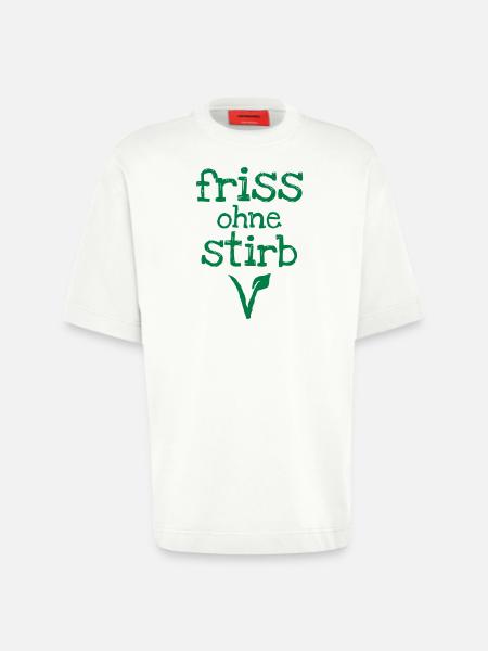 friss ohne stirb - Heavyweight T-Shirt - made by SPREAD  - OFF WHITE