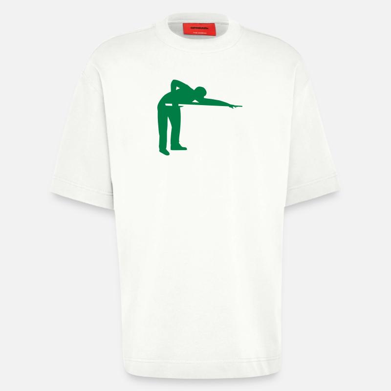 Billard - Heavyweight T-Shirt - made by SPREAD  - OFF WHITE