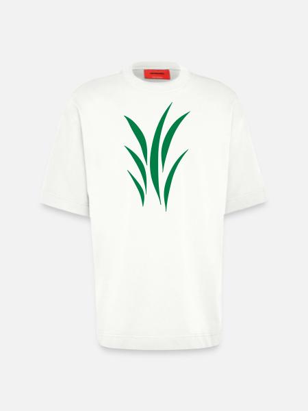 lawn - Heavyweight T-Shirt - made by SPREAD  - OFF WHITE