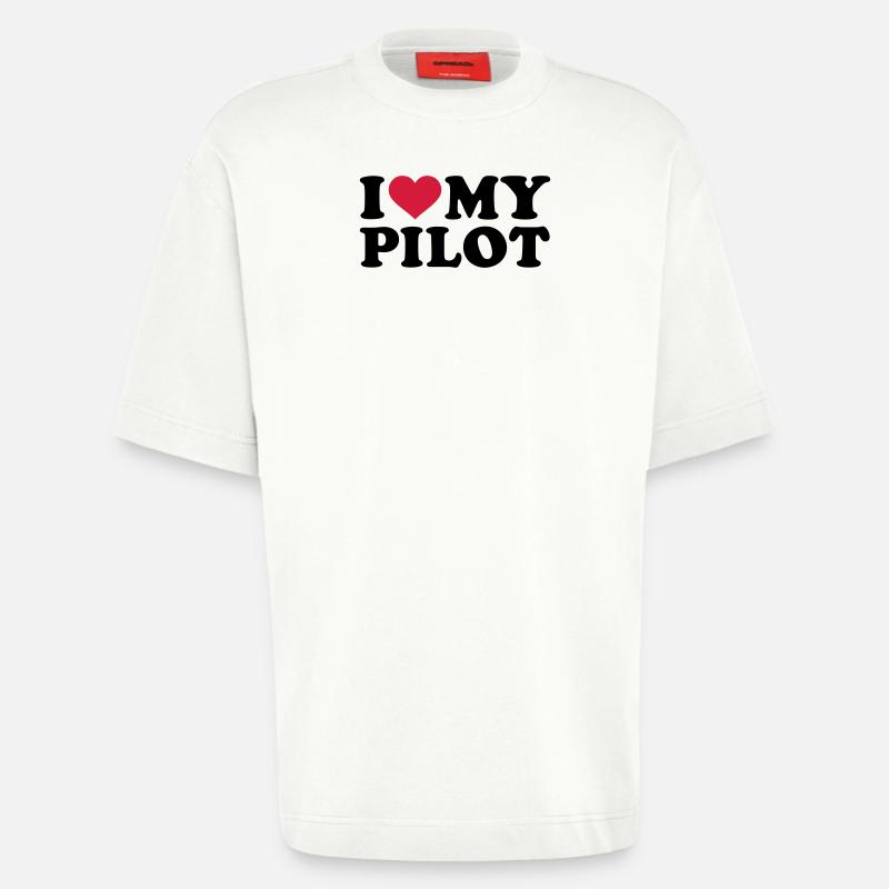 Pilot - Heavyweight T-Shirt - made by SPREAD  - OFF WHITE