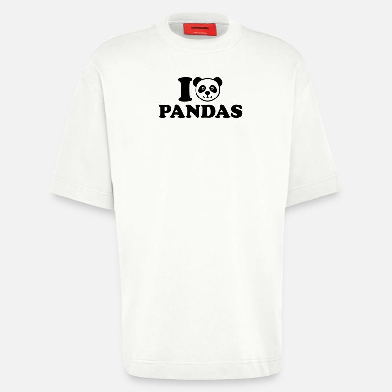 Panda - Heavyweight T-Shirt - made by SPREAD  - OFF WHITE