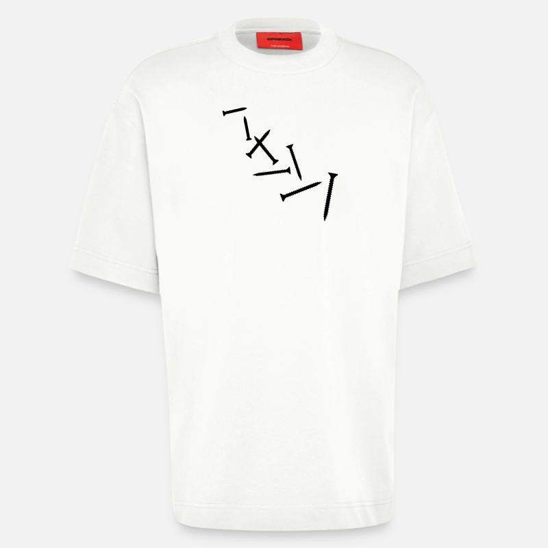 Schraube - Heavyweight T-Shirt - made by SPREAD - OFF WHITE