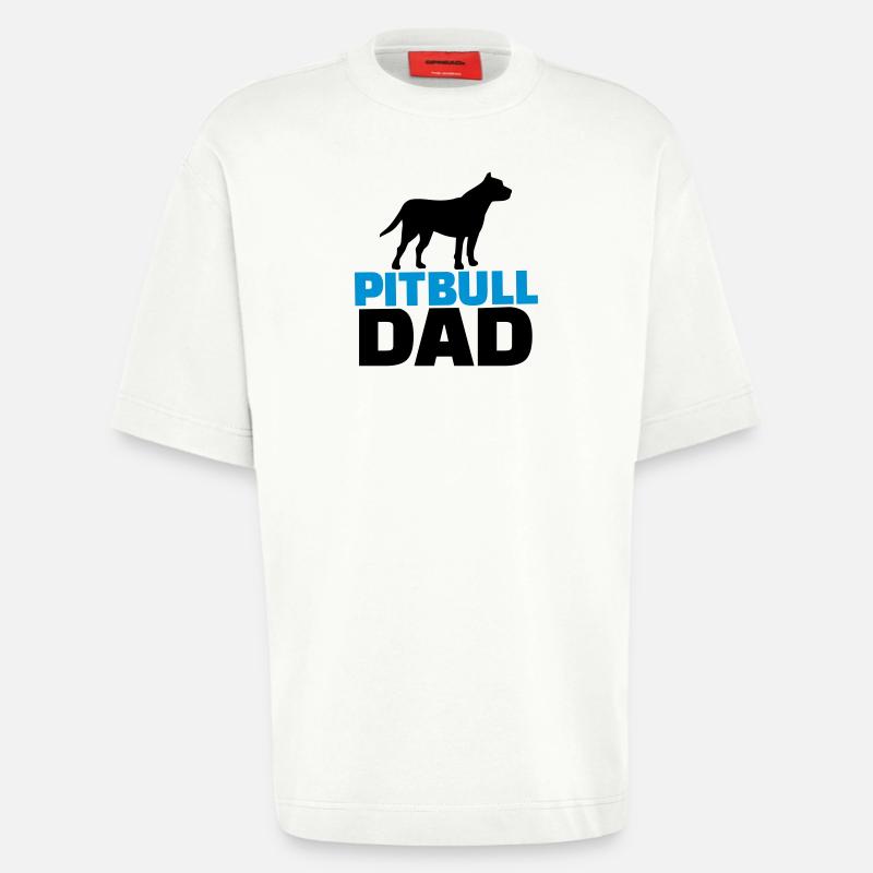 Pitbull - Heavyweight T-Shirt - made by SPREAD  - OFF WHITE