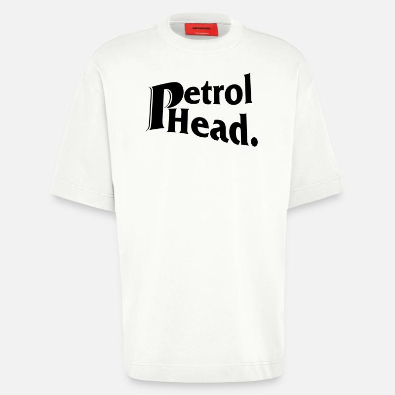 Petrol Head - Heavyweight T-Shirt - made by SPREAD - OFF WHITE