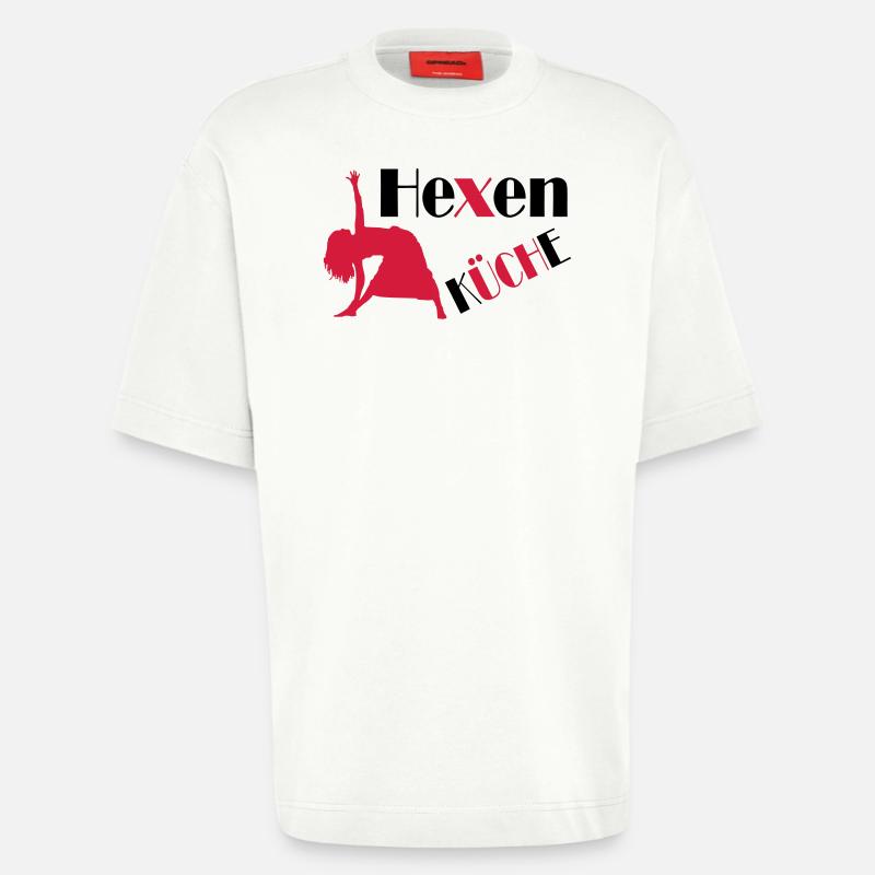 cuire à feu - T-shirt bio épais oversize fabriqué en UE - OFF WHITE