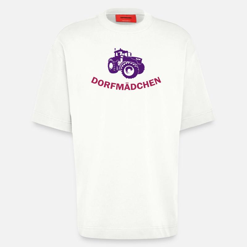 dorfmaedchen_2 - Heavyweight T-Shirt - made by SPREAD  - OFF WHITE