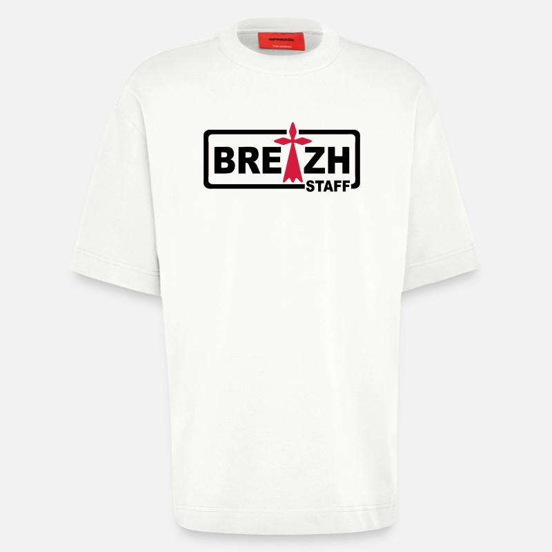Breizh Mitarbeiter 2 - Heavyweight T-Shirt - made by SPREAD  - OFF WHITE