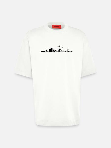 Skyline - Fehmarn - Heavyweight T-Shirt - made by SPREAD  - OFF WHITE