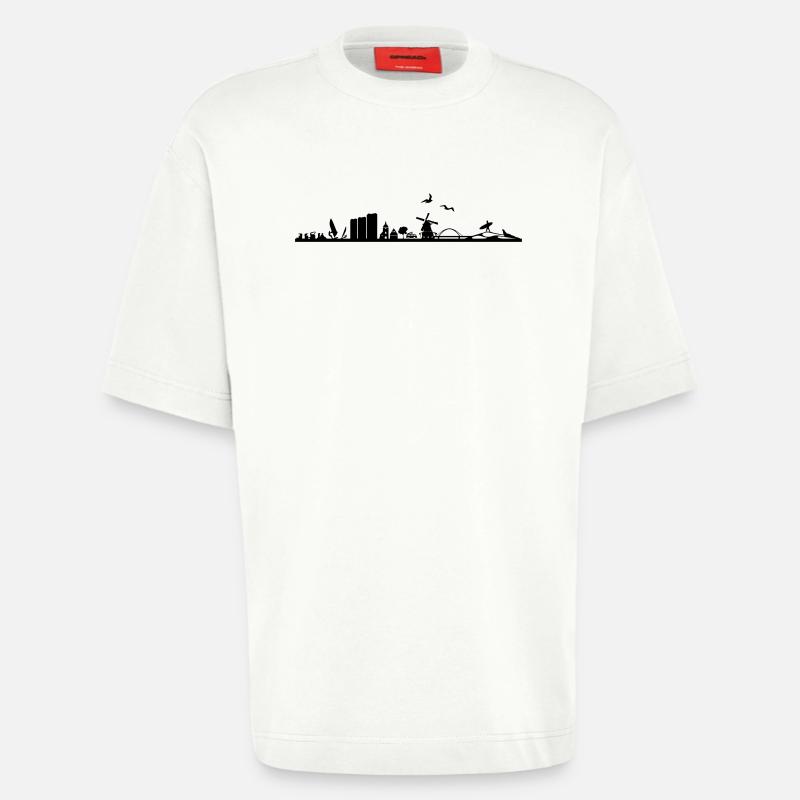 Skyline - Fehmarn - Heavyweight T-Shirt - made by SPREAD  - OFF WHITE