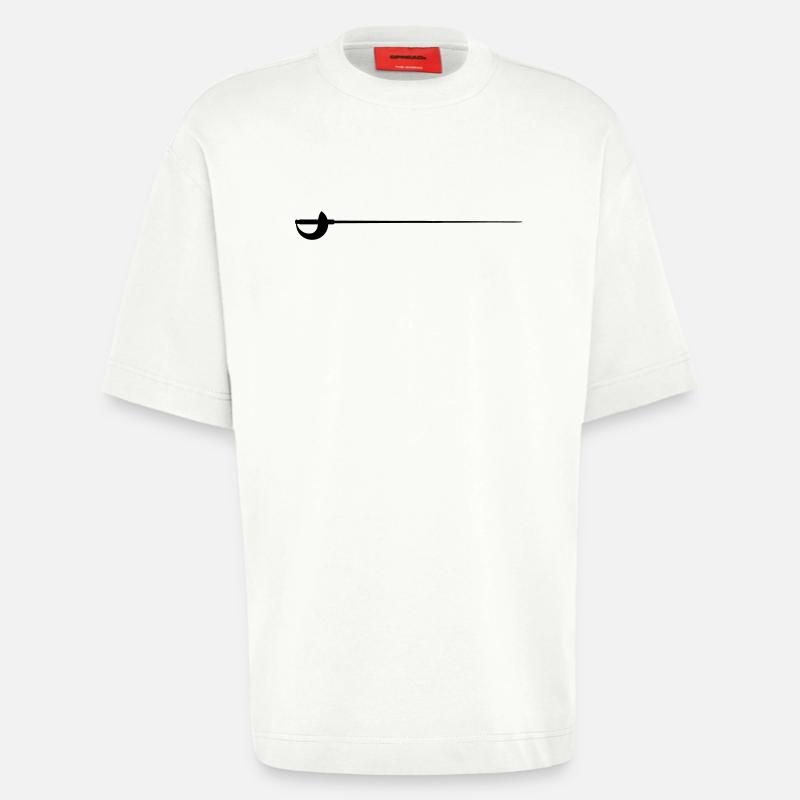 Säbel - Heavyweight T-Shirt - made by SPREAD - OFF WHITE