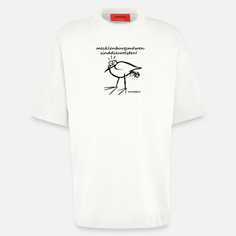 Möwe - Heavyweight T-Shirt - made by SPREAD  - OFF WHITE