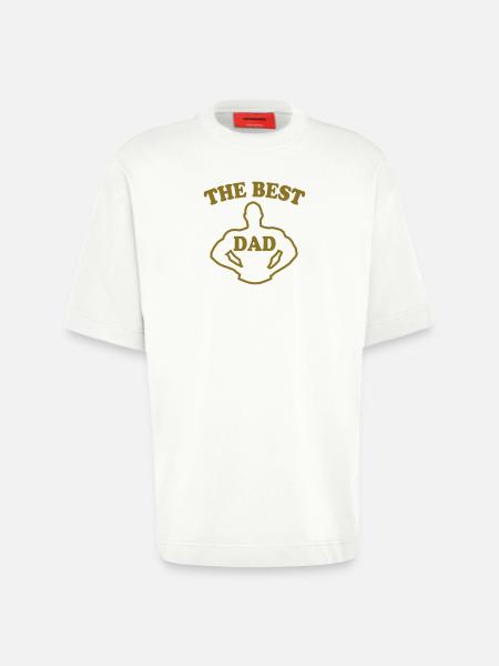 The best dad - Heavyweight T-Shirt - made by SPREAD  - OFF WHITE