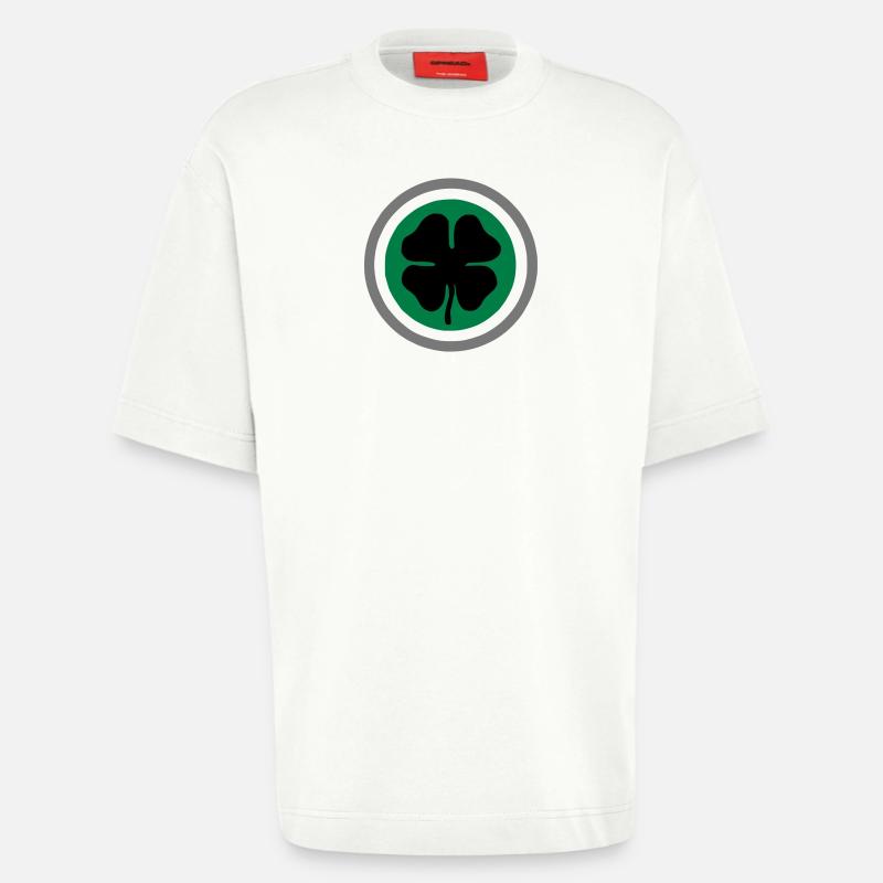 Flogging Molly Shamrock - Heavyweight T-Shirt - made by SPREAD  - OFF WHITE
