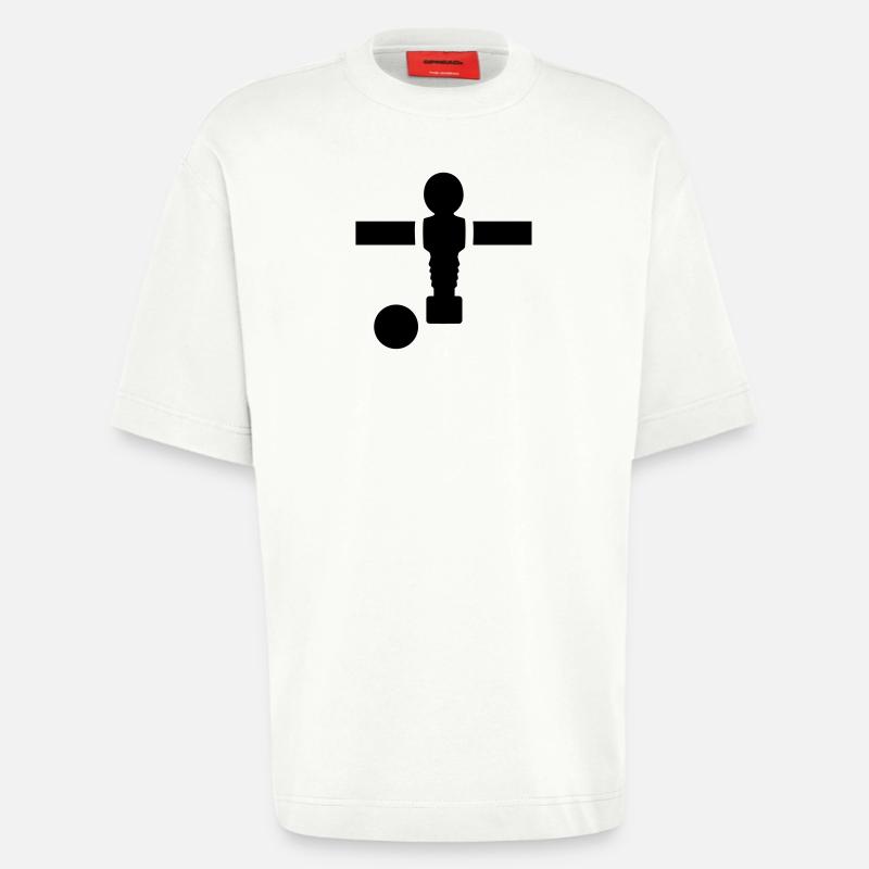 Tischkicker - Heavyweight T-Shirt - made by SPREAD  - OFF WHITE