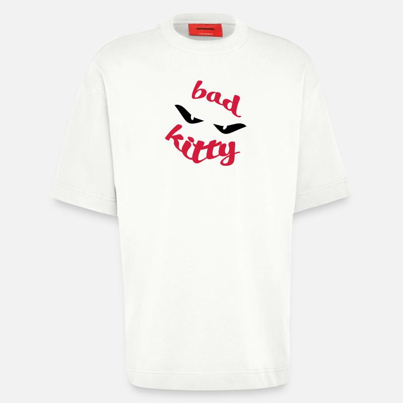 katze - Heavyweight T-Shirt - made by SPREAD - OFF WHITE
