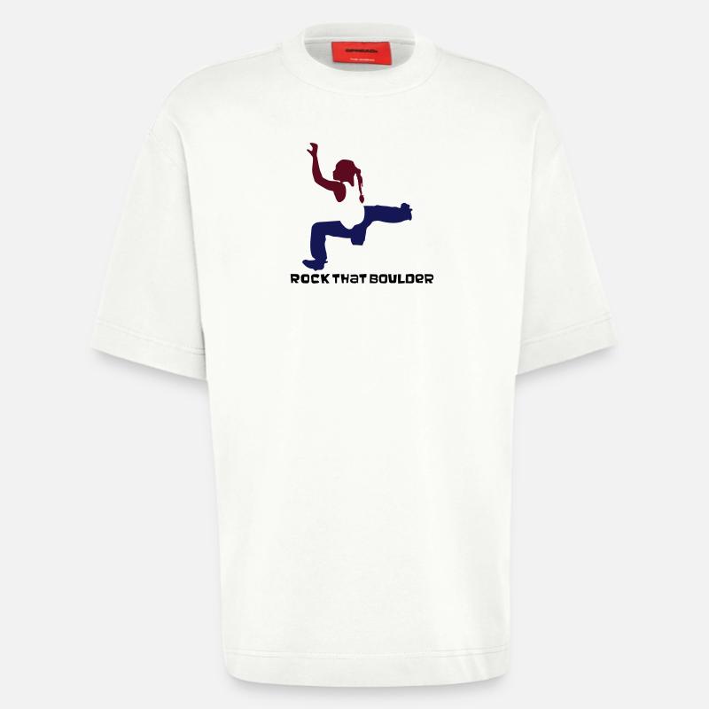 bouldermaedchen - Heavyweight T-Shirt - made by SPREAD  - OFF WHITE