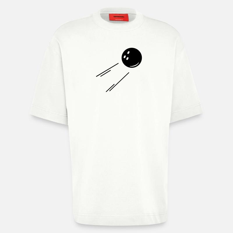 bowling kugel (1c) - Heavyweight T-Shirt - made by SPREAD  - OFF WHITE