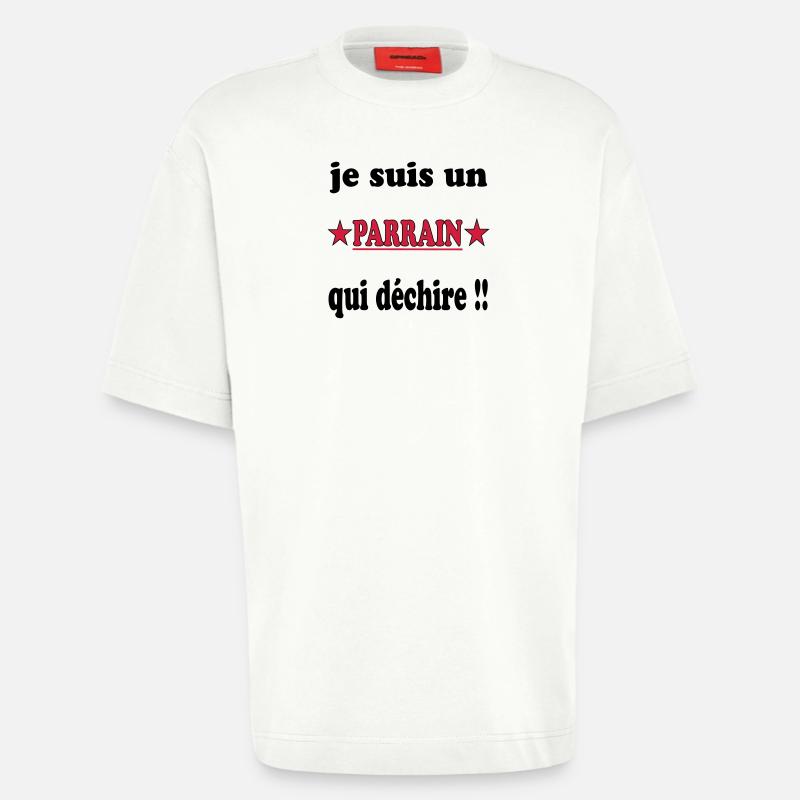 PATE - Heavyweight T-Shirt - made by SPREAD  - OFF WHITE