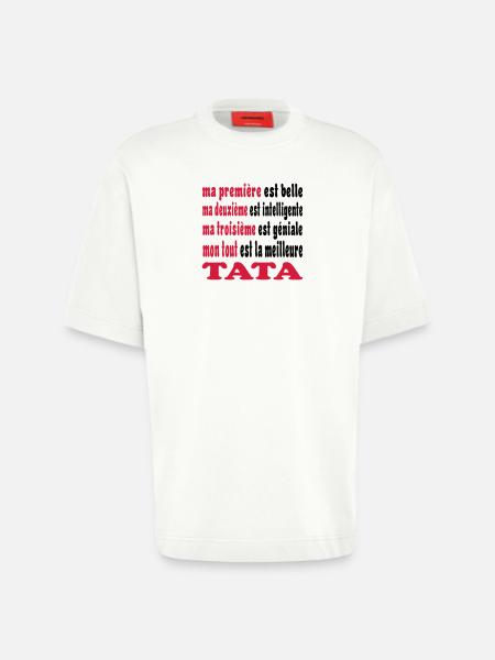My TATA - Heavyweight T-Shirt - made by SPREAD - OFF WHITE