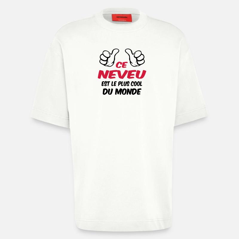 BESTER NEFFE - Heavyweight T-Shirt - made by SPREAD  - OFF WHITE