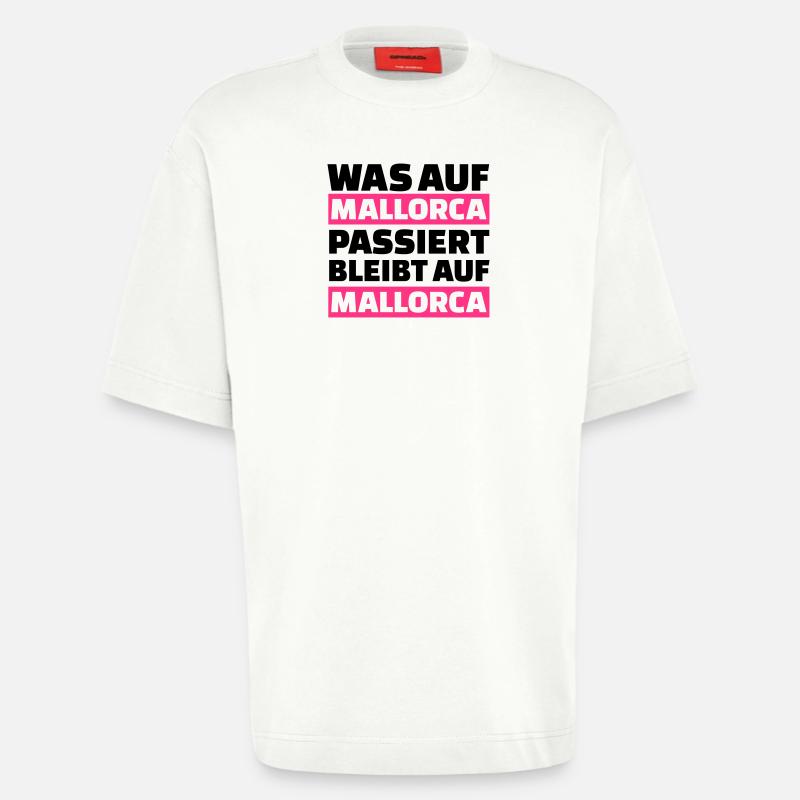 Mallorca - Heavyweight T-Shirt - made by SPREAD  - OFF WHITE