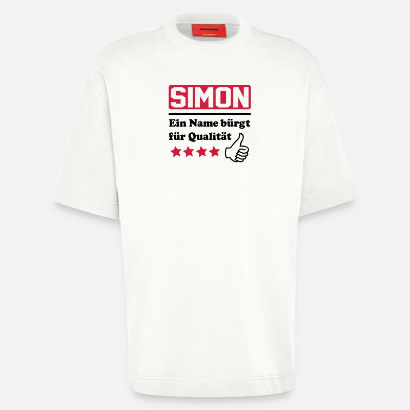 simon - Heavyweight T-Shirt - made by SPREAD  - OFF WHITE