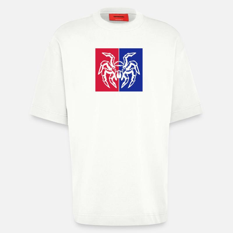 spinne spider - Heavyweight T-Shirt - made by SPREAD  - OFF WHITE