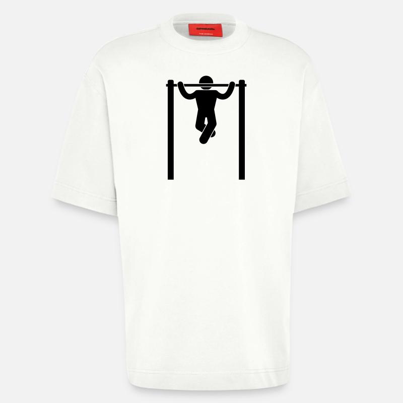 pullup - Heavyweight T-Shirt - made by SPREAD  - OFF WHITE