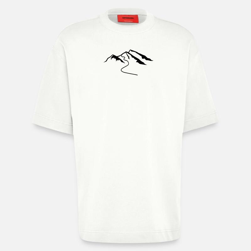 Berg - Heavyweight T-Shirt - made by SPREAD  - OFF WHITE