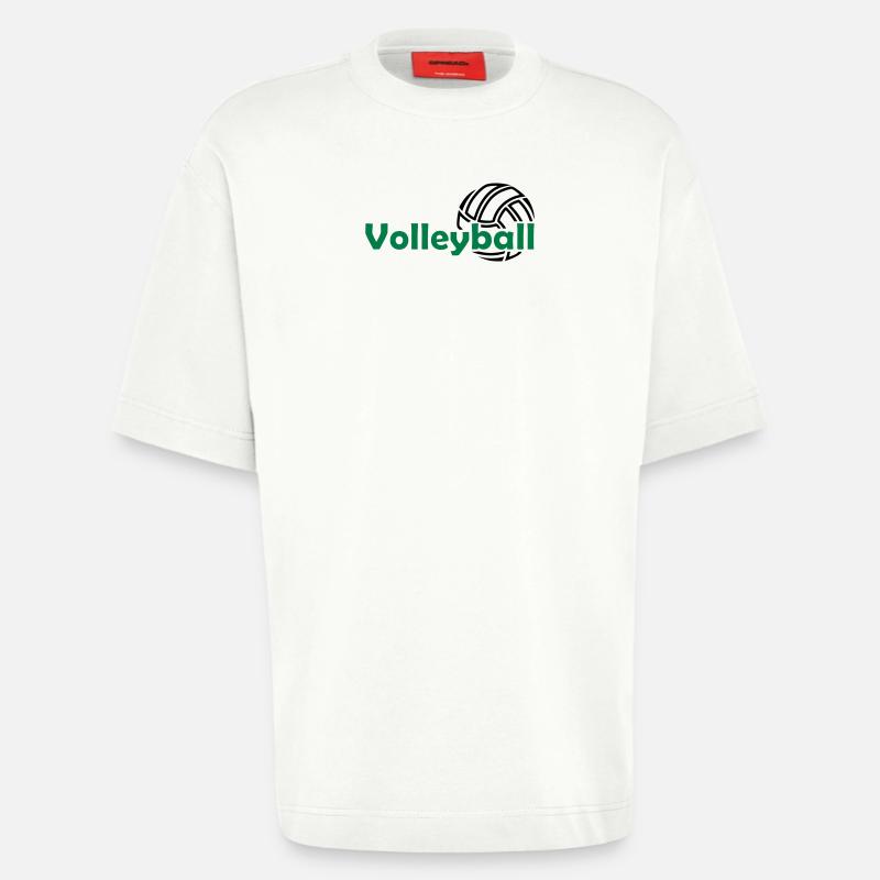 Volleyball - Heavyweight T-Shirt - made by SPREAD  - OFF WHITE