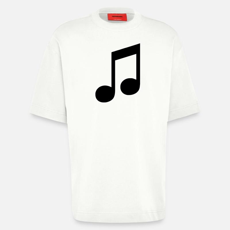 note - Heavyweight T-Shirt - made by SPREAD  - OFF WHITE