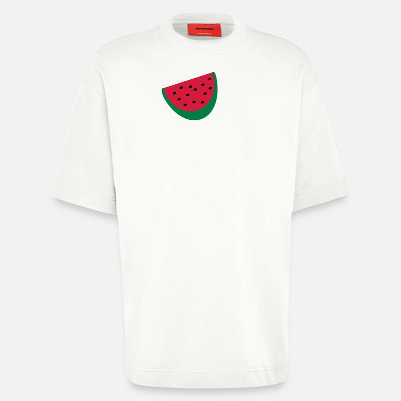 Melon - T-shirt bio épais oversize fabriqué en UE - OFF WHITE